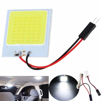 Car led super White cob led 12v 48 SMD car styling Reading indoor Lamp led Car Auto Interior Panel Light Bulb parking white
Car led super White cob led 12v 48 SMD car styling Reading indoor Lamp led Car Auto Interior Panel Light Bulb parking white
