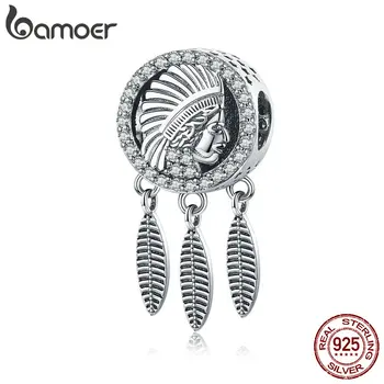 BAMOER Genuine 925 Sterling Silver Exotic Totem Dream Catcher Vintage Charms fit DIY Bracelets Sterling Silver Jewelry SCC1099
BAMOER Genuine 925 Sterling Silver Exotic Totem Dream Catcher Vintage Charms fit DIY Bracelets Sterling Silver Jewelry SCC1099