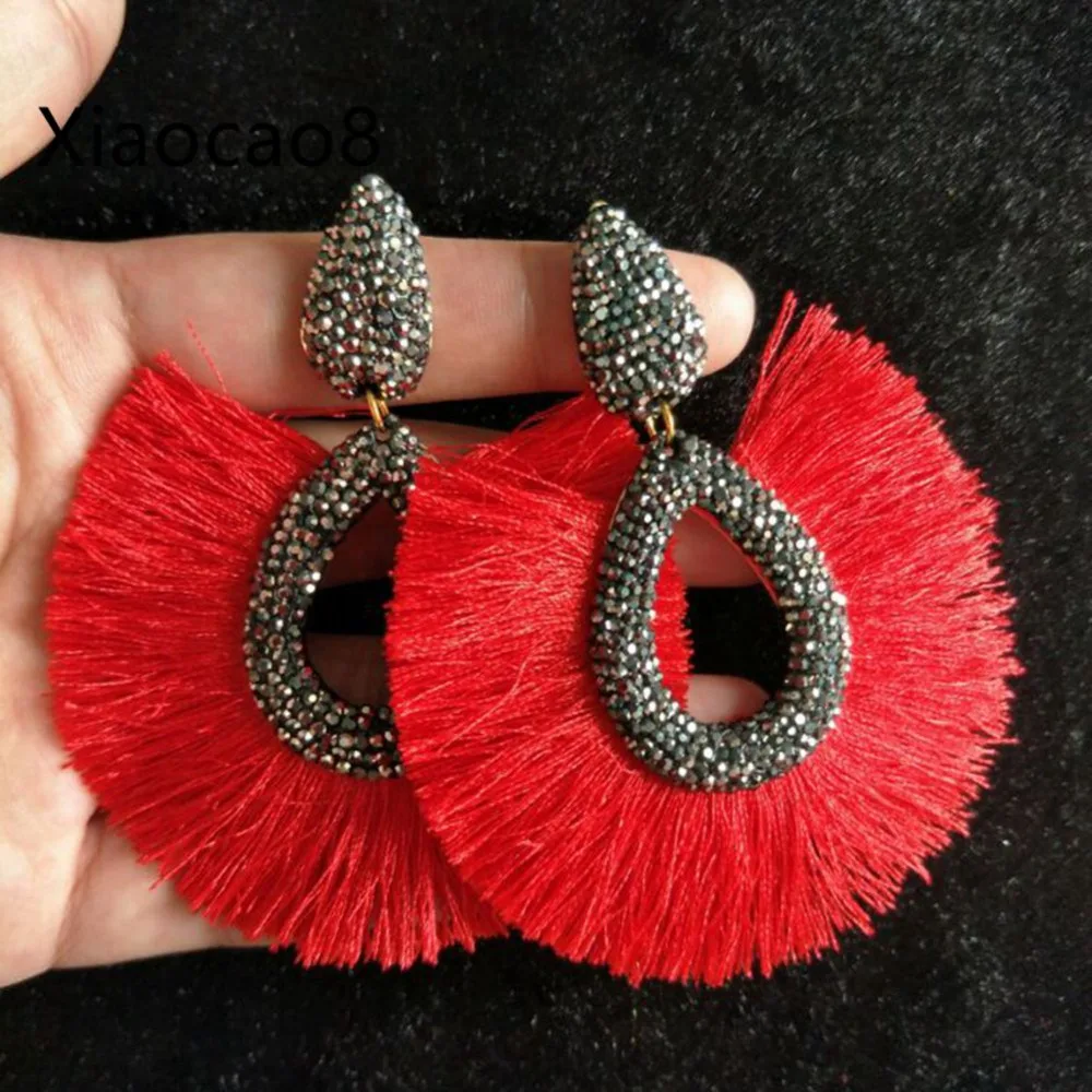 Big Round Tassel Earrings for Women Oorbellen Indian Jewelry Earring Boucle d Oreille Boho Earrings Woman Wedding Gift
Big Round Tassel Earrings for Women Oorbellen Indian Jewelry Earring Boucle d Oreille Boho Earrings Woman Wedding Gift
