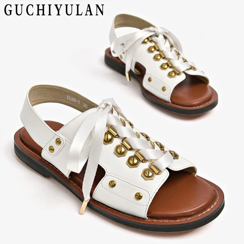 new women sandals cow genuine leather sandals flat summer shoes woman fashion punk gladiator Women leather sandals ladies shoes
new women sandals cow genuine leather sandals flat summer shoes woman fashion punk gladiator Women leather sandals ladies shoes