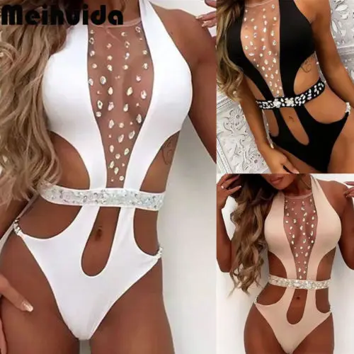 2018 Womens Hot Crystall One-Piece Swimsuit Swimwear Ladies Sexy Summer Push up Monokini Bathing Suit Bikini Swimwear Beachwear
2018 Womens Hot Crystall One-Piece Swimsuit Swimwear Ladies Sexy Summer Push up Monokini Bathing Suit Bikini Swimwear Beachwear
