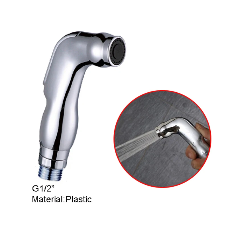 Press White or Chrome Plated ABS Hand Held Toilet Bidet spray Shattaf C27 Toilet water gun
Press White or Chrome Plated ABS Hand Held Toilet Bidet spray Shattaf C27 Toilet water gun