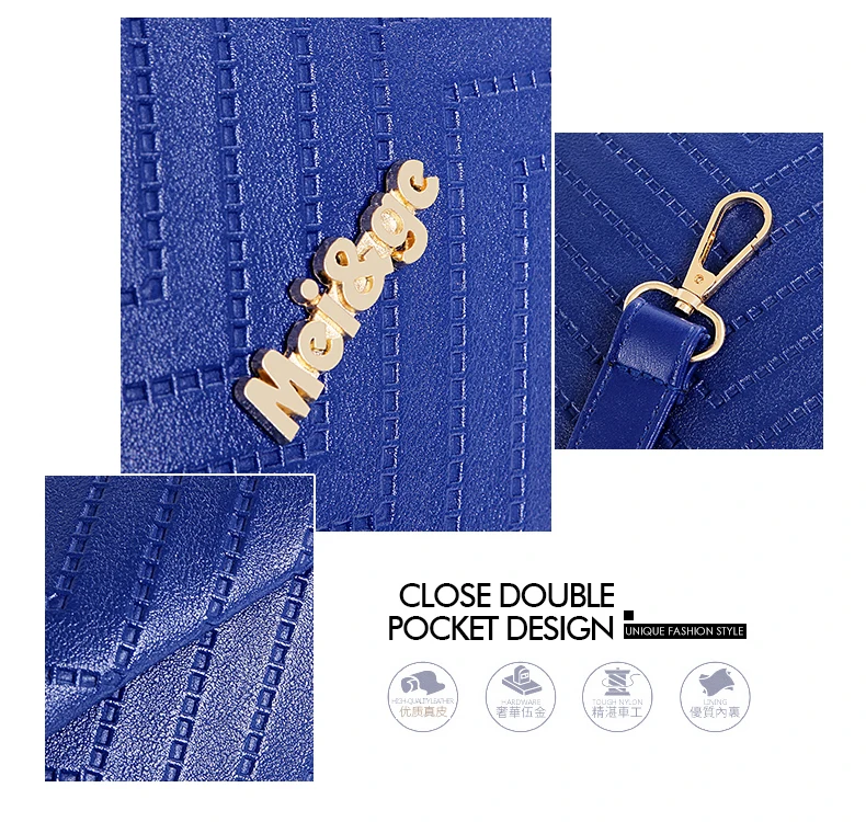 NEW Brand Luxury Lady Handbag 6 Pcs/set Composite Bags Set Women Shoulder Crossbody Bag Female Purse Clutch Wallet 10