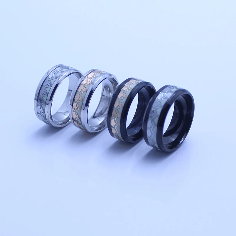 Men's And Women's European Skull Ring Stainless Steel Fashion Jeweler Punisher Shantou Light Shining In The Dark Rin Dh-031
Men's And Women's European Skull Ring Stainless Steel Fashion Jeweler Punisher Shantou Light Shining In The Dark Rin Dh-031