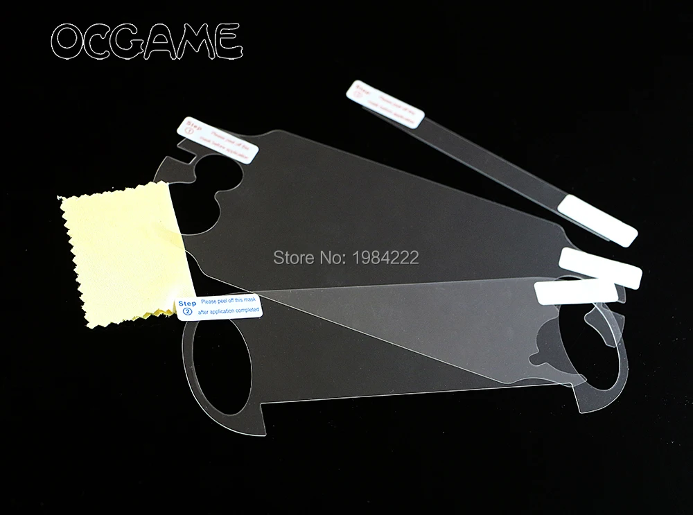 OCGAME Front Back HD Clear Protective Film Surface Guard Cover for psv1000 Psvita PSV 1000 LCD Screen Protector Wiper
OCGAME Front Back HD Clear Protective Film Surface Guard Cover for psv1000 Psvita PSV 1000 LCD Screen Protector Wiper
