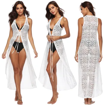 For The Beach Swimwear Cover Up Women Swim Skirt Summer Dress Ladies Tunics Pareo Large Size Lace Sexy Perspective Pure Strap
For The Beach Swimwear Cover Up Women Swim Skirt Summer Dress Ladies Tunics Pareo Large Size Lace Sexy Perspective Pure Strap