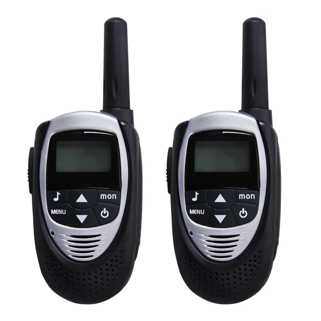 MOOL 8 Channel Twin Walkie Talkies UHF400-470MHZ 2-Way Radio 3KM Range with LCD Backlight, Black&Silver
MOOL 8 Channel Twin Walkie Talkies UHF400-470MHZ 2-Way Radio 3KM Range with LCD Backlight, Black&Silver