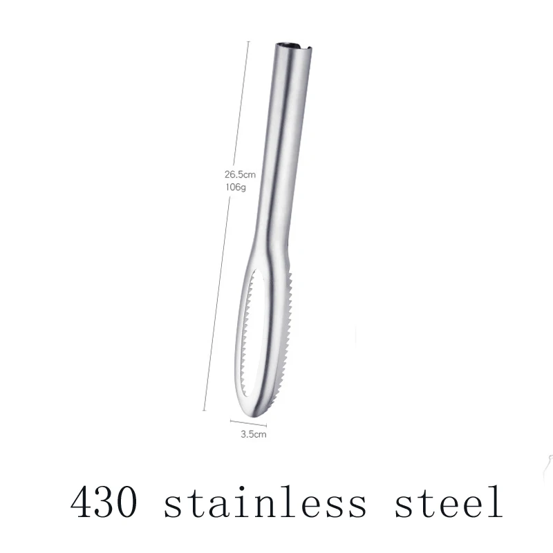 Kitchen Portable Stainless Steel Rapid Scale Removal Cleaner Scraper Kitchen Seafood Utensils
Kitchen Portable Stainless Steel Rapid Scale Removal Cleaner Scraper Kitchen Seafood Utensils