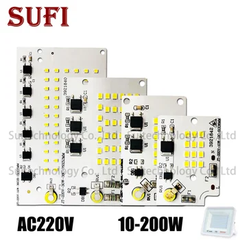 10pcs LED Lamp Chips AC220V SMD2835 Bulb Light Smart IC LED Light 10W 20W 30W 50W 100W 200W For DIY Outdoor FloodLight Spotlight
10pcs LED Lamp Chips AC220V SMD2835 Bulb Light Smart IC LED Light 10W 20W 30W 50W 100W 200W For DIY Outdoor FloodLight Spotlight
