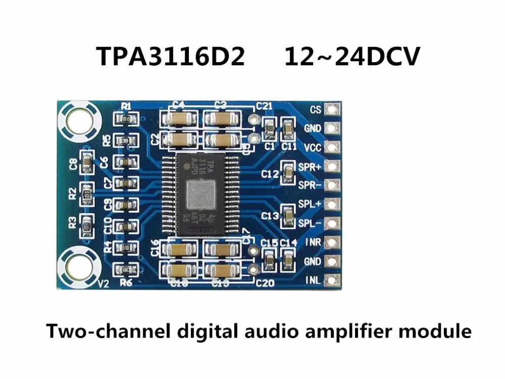 Ultra Micro Edition Ultra Micro Edition TPA3116D2 Digi Digital Audio Amplifier Board Class D Amplifier Board Ultra Thin Dual 50W
Ultra Micro Edition Ultra Micro Edition TPA3116D2 Digi Digital Audio Amplifier Board Class D Amplifier Board Ultra Thin Dual 50W