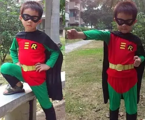 2016 Hot sale High quality Hero Robin Costume Cosplay clothing style dance performances for children Christmas clothes APHW364
2016 Hot sale High quality Hero Robin Costume Cosplay clothing style dance performances for children Christmas clothes APHW364