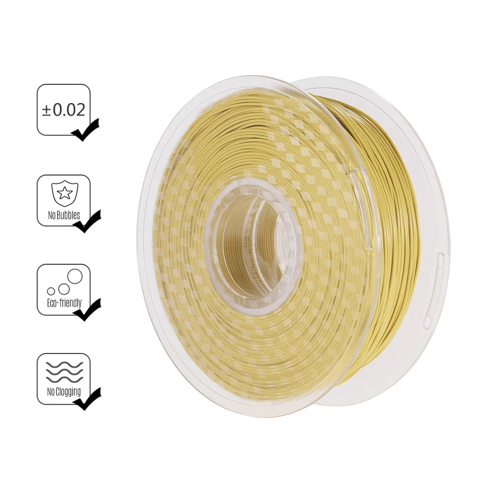 1.75mm PETG Filament Lightproof PETG 3D Printer Filament 1kg/2.2lbs Spool Dimensional Accuracy ±0.02mm for 3D Advertising Words
1.75mm PETG Filament Lightproof PETG 3D Printer Filament 1kg/2.2lbs Spool Dimensional Accuracy ±0.02mm for 3D Advertising Words