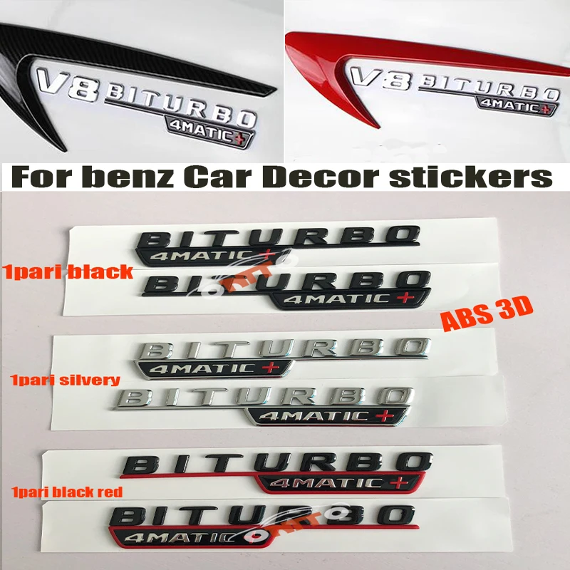 2pcs BITURBO Car body sticker Badge fender Emblem for Mercedes Benz Amg w117 cla45 w205 c63 w212 e63 w207 w176 a45 x156 gla45
2pcs BITURBO Car body sticker Badge fender Emblem for Mercedes Benz Amg w117 cla45 w205 c63 w212 e63 w207 w176 a45 x156 gla45