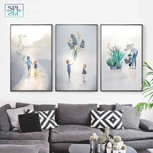 Nordic Green Plants Canvas Print Painting Happy Family Watercolor Wall Art Picture Nursery Baby Decor Cartoon Gardener Posters
Nordic Green Plants Canvas Print Painting Happy Family Watercolor Wall Art Picture Nursery Baby Decor Cartoon Gardener Posters