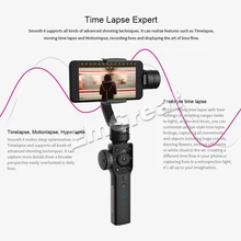 Zhiyun Smooth 4 3-Axis Handheld Smartphone Gimbal Stabilizer for iPhone 13 12 11 Pro XS XR X SE Samsung S10 S9 & Action Camera
Zhiyun Smooth 4 3-Axis Handheld Smartphone Gimbal Stabilizer for iPhone 13 12 11 Pro XS XR X SE Samsung S10 S9 & Action Camera