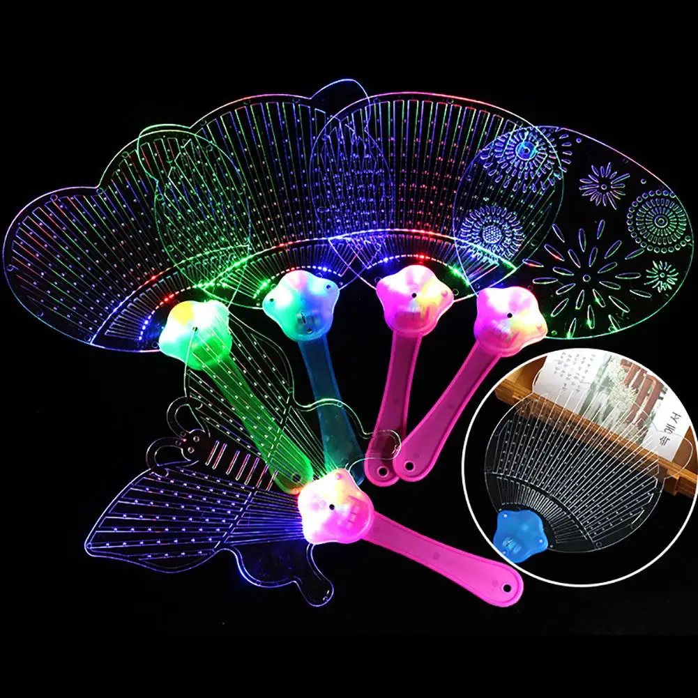 Cute Butterfly Bee LED Light up Flashing Flat Hand Fan Toy Concert Party Favors gift for children
Cute Butterfly Bee LED Light up Flashing Flat Hand Fan Toy Concert Party Favors gift for children