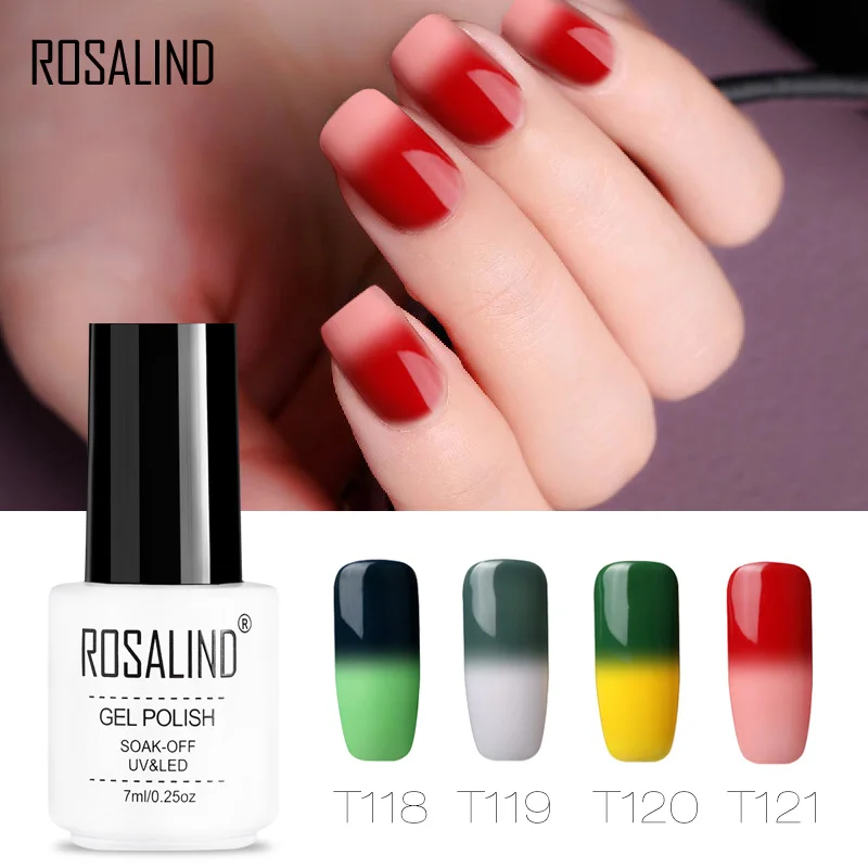 ROSALIND Gel 1S T101-130 Colors Temperature changing Nail Polish Semi Permanent UV&LED Long-lasting Gel Varnishes Lacquer
ROSALIND Gel 1S T101-130 Colors Temperature changing Nail Polish Semi Permanent UV&LED Long-lasting Gel Varnishes Lacquer