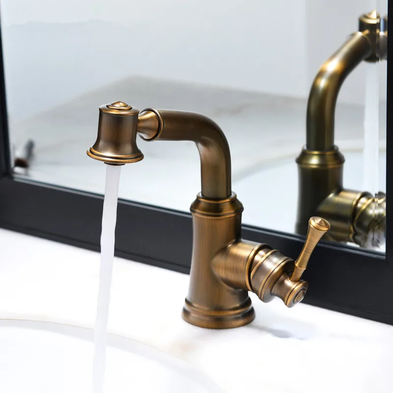 Antique Single hole deck mounted pull out Kitchen faucet Or bathroom washbasin faucet
Antique Single hole deck mounted pull out Kitchen faucet Or bathroom washbasin faucet