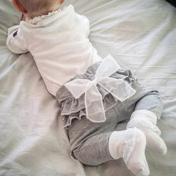 Baby girls pants Newborn pants White Chiffon big bow Baby Leggings 0-2 years Spring Autumn Trousers Baby clothing Gray & Pink
Baby girls pants Newborn pants White Chiffon big bow Baby Leggings 0-2 years Spring Autumn Trousers Baby clothing Gray & Pink
