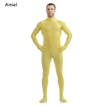 Skin Tight Lycra Zentai Bodysuits Long Sleeves Back Zipper Full Body Adult Kids Jumpsuit Suit Halloween Without Mask For Men
Skin Tight Lycra Zentai Bodysuits Long Sleeves Back Zipper Full Body Adult Kids Jumpsuit Suit Halloween Without Mask For Men