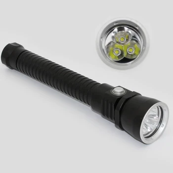 Professional Diving Flashlight 4000LM 3x XM-L2 Underwater 100M Waterproof LED Flashlight Lamp Light
Professional Diving Flashlight 4000LM 3x XM-L2 Underwater 100M Waterproof LED Flashlight Lamp Light