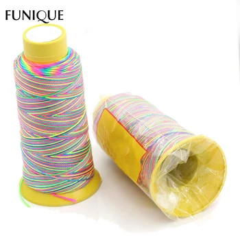 FUNIQUE Jewelry Findings 1Roll(180M) Multicolor Polyester Thread Cord 0.6mm Thickness Rope For Making Jewelry & DIY Crafts
FUNIQUE Jewelry Findings 1Roll(180M) Multicolor Polyester Thread Cord 0.6mm Thickness Rope For Making Jewelry & DIY Crafts