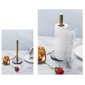 Nordic Retro Style Natural Marble Gold-Plated Kitchen Paper Towel Holder Roll Holder Desktop Jewelry Storage Shelf
Nordic Retro Style Natural Marble Gold-Plated Kitchen Paper Towel Holder Roll Holder Desktop Jewelry Storage Shelf