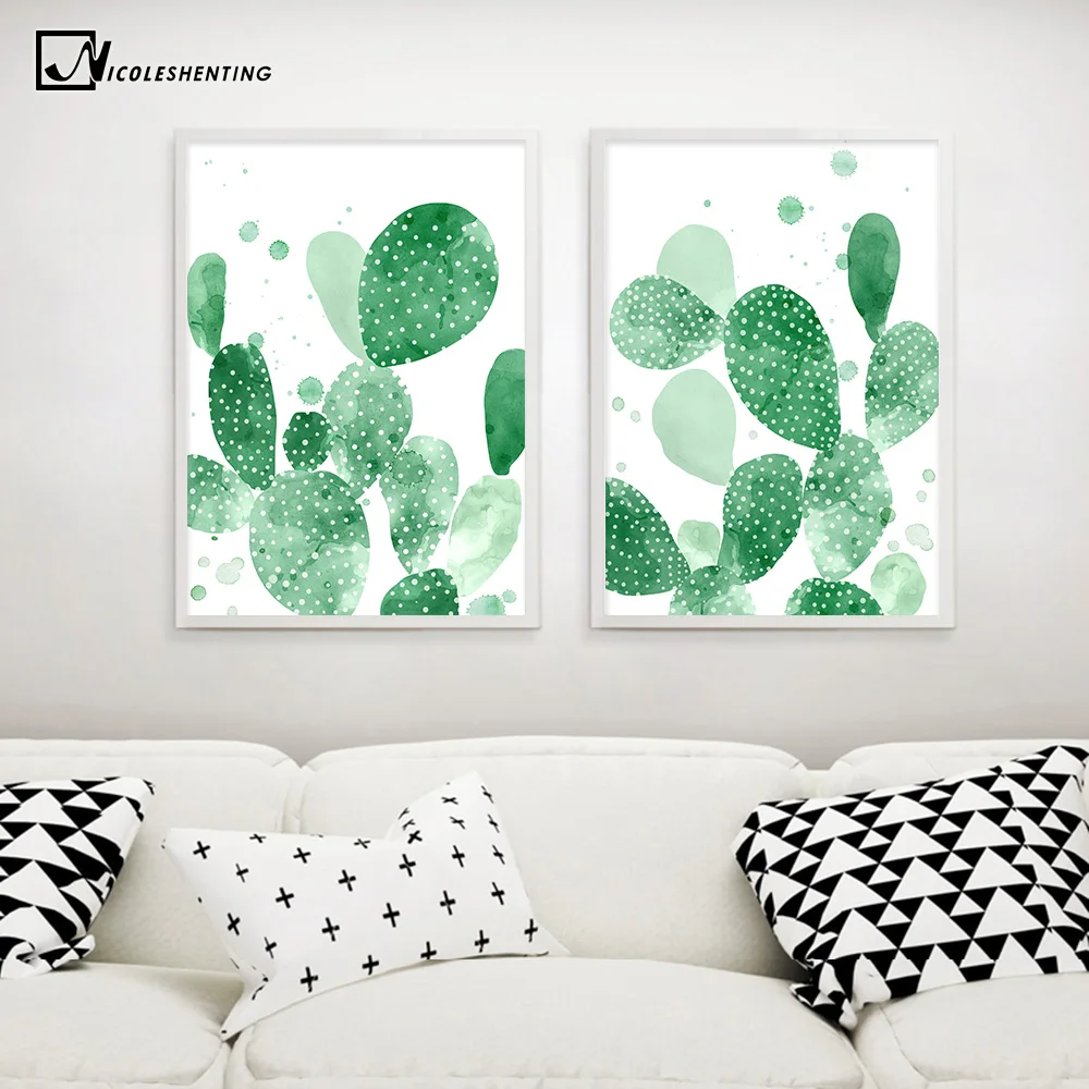 Watercolor Plant Cactus Decor Nordic Poster and Prints Minimalist Wall Art Canvas Painting Picture for Living Room Decoration
Watercolor Plant Cactus Decor Nordic Poster and Prints Minimalist Wall Art Canvas Painting Picture for Living Room Decoration