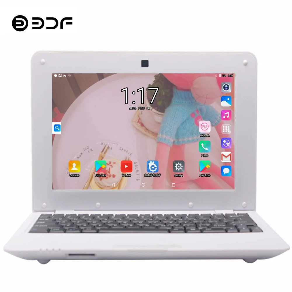BDF 10.1 Inch Notebook Android Laptop Laptop 1GB/8GB Quad Core Android 6.0 WiFi Mini Netbook Bluetooth Computer Tablets Pc 10
BDF 10.1 Inch Notebook Android Laptop Laptop 1GB/8GB Quad Core Android 6.0 WiFi Mini Netbook Bluetooth Computer Tablets Pc 10