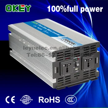 Leyu 12/24/48V-100/110/120V pure sine wave power inverters 3000w 6000w peak converters
Leyu 12/24/48V-100/110/120V pure sine wave power inverters 3000w 6000w peak converters