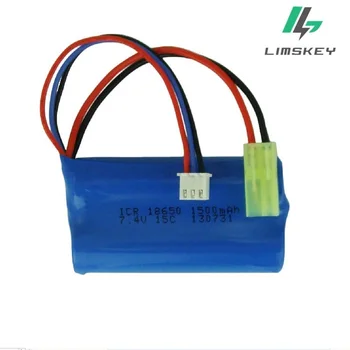 7.4V 1500mAH Remote control aircraft remote control helicopter 7.4V 1500mAH KET universal battery small Tamiya plug 18650
7.4V 1500mAH Remote control aircraft remote control helicopter 7.4V 1500mAH KET universal battery small Tamiya plug 18650