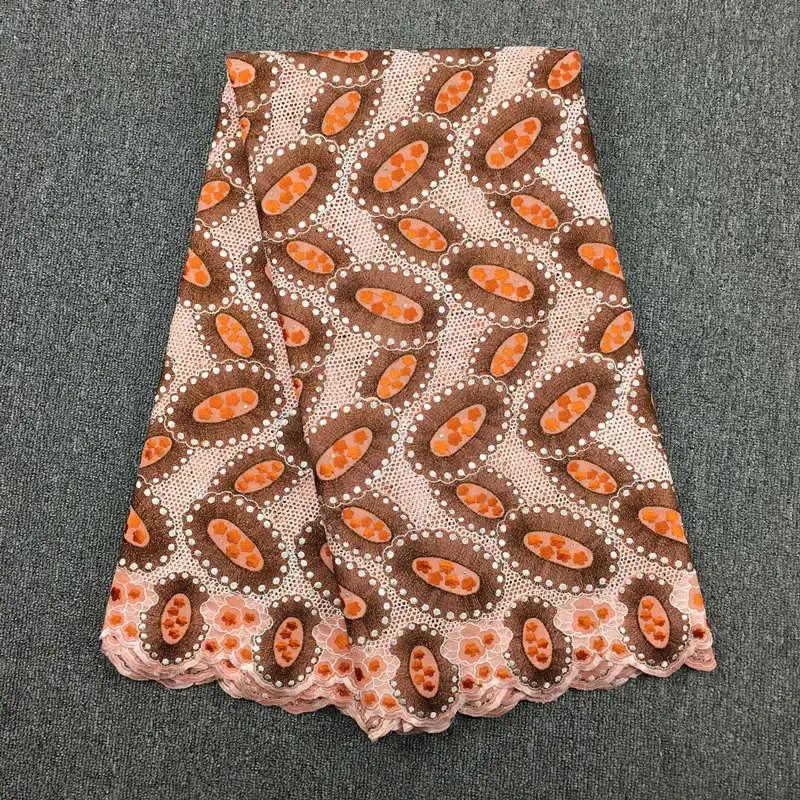 Fashion African Kano cotton swiss voile lace orange coffee sale Nigerian lace fabric New design in switzerland high quality 062
Fashion African Kano cotton swiss voile lace orange coffee sale Nigerian lace fabric New design in switzerland high quality 062