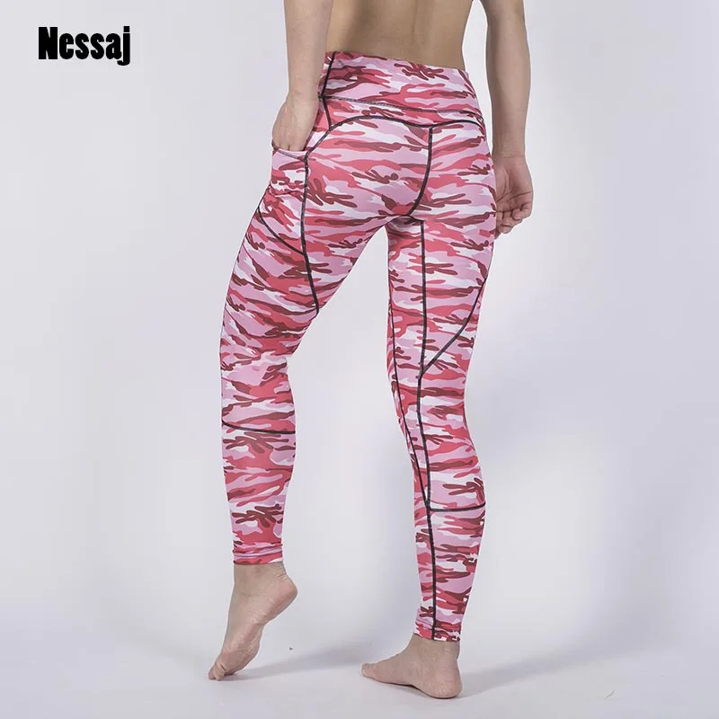 Nessaj High Waist Camouflage Sports Pants Stitching Women Legging Femme Printing Trousers Gym Fitness Pants Pocket Leggings Wome
Nessaj High Waist Camouflage Sports Pants Stitching Women Legging Femme Printing Trousers Gym Fitness Pants Pocket Leggings Wome