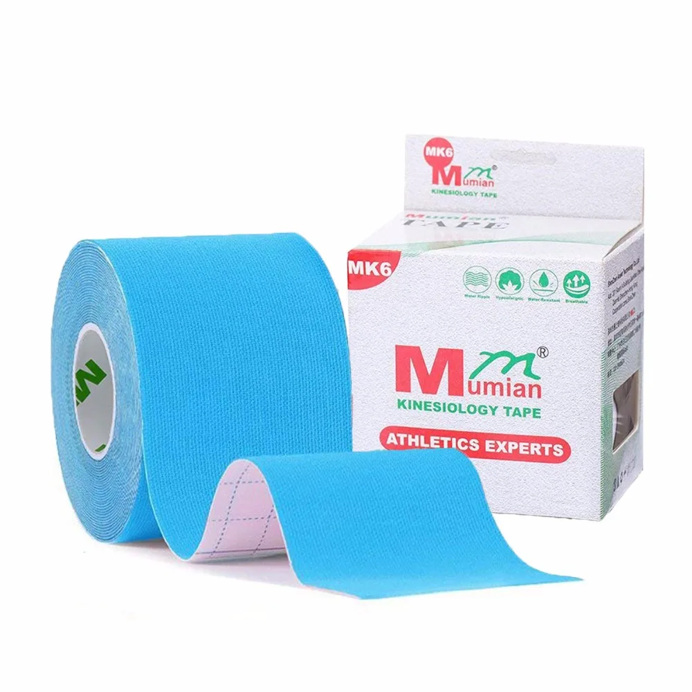 Mumian 5cm*5m Kinesiology Tape Cotton Elastic Adhesive Muscle Tape Sports Tape Roll Care Waist Bandage Support with Case
Mumian 5cm*5m Kinesiology Tape Cotton Elastic Adhesive Muscle Tape Sports Tape Roll Care Waist Bandage Support with Case