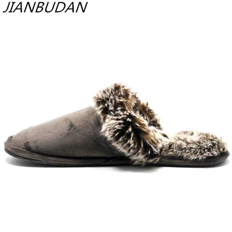 JIANBUDAN Artificial plush flat bottom Home slippers Winter Comfortable indoor Cotton plush slippers Mute slippers 36-46
JIANBUDAN Artificial plush flat bottom Home slippers Winter Comfortable indoor Cotton plush slippers Mute slippers 36-46