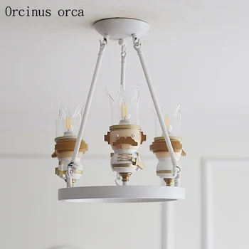 Cartoon creative King chandelier boys and girls bedroom children room lights American modern personality LED doll pendant lamp
Cartoon creative King chandelier boys and girls bedroom children room lights American modern personality LED doll pendant lamp