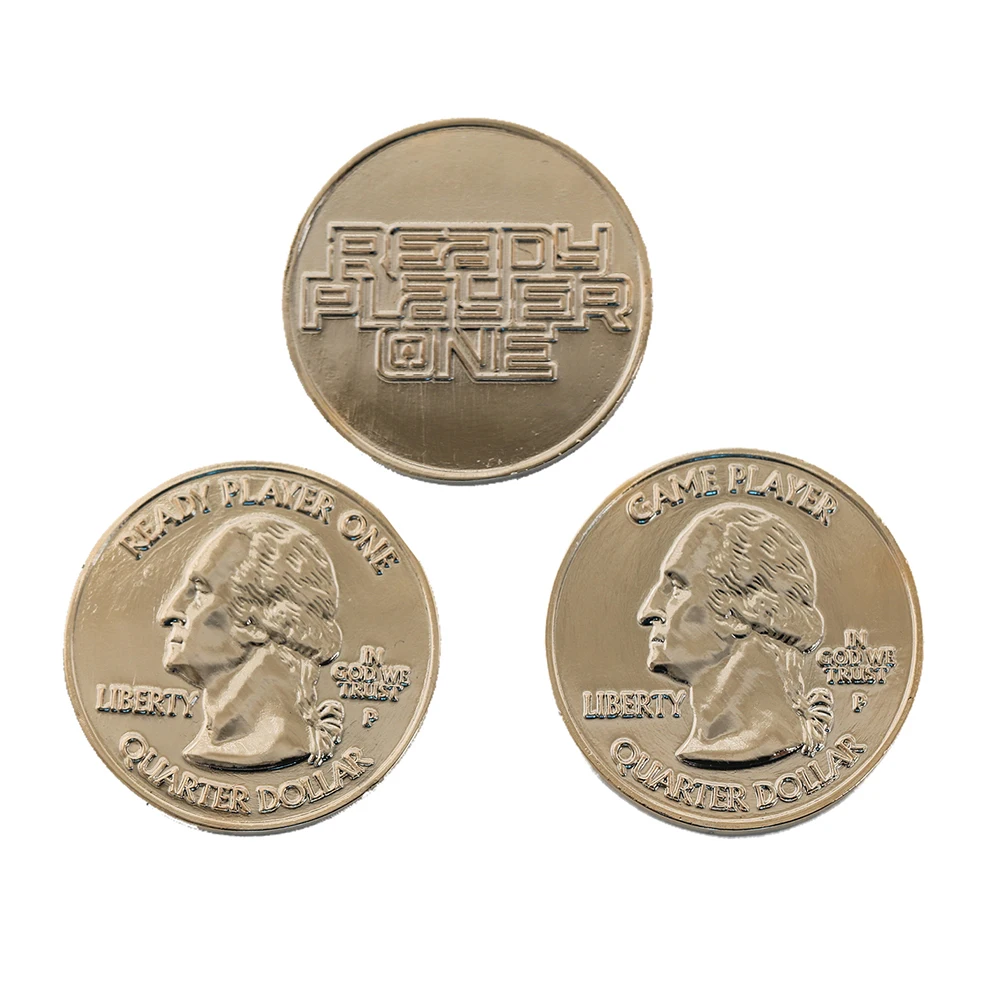 2018 Hot Sale Ready Player One Extra Life Coin Movie Cosplay Costume Props High Quality Zinc Alloy Coin Cosplay Accessories
2018 Hot Sale Ready Player One Extra Life Coin Movie Cosplay Costume Props High Quality Zinc Alloy Coin Cosplay Accessories
