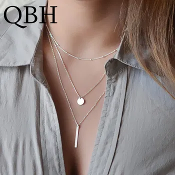 NK672 New European Simple Sequins Bar Coin Multilayer Chain Tassel Tiny Clavicle Necklaces For Women Jewelry Gift Girl Collier
NK672 New European Simple Sequins Bar Coin Multilayer Chain Tassel Tiny Clavicle Necklaces For Women Jewelry Gift Girl Collier