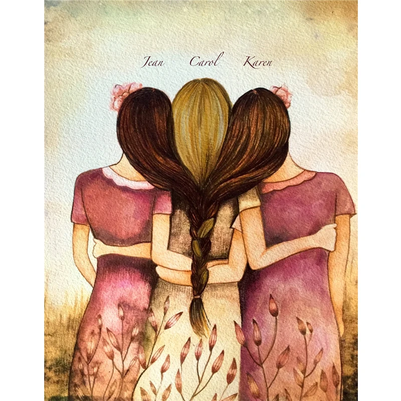three sisters 3D Full Square Diamond painting Round 5D Diamond Embroidery Sale Home decoration Diamond picture,best friend
three sisters 3D Full Square Diamond painting Round 5D Diamond Embroidery Sale Home decoration Diamond picture,best friend