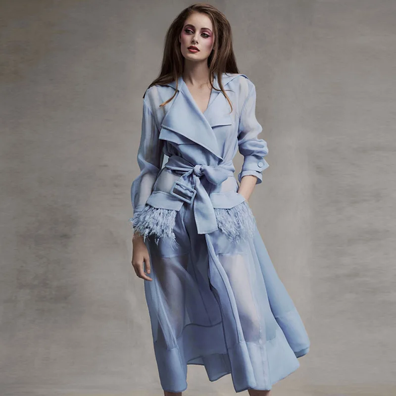 Ostrich hair sunscreen elegant tie windbreaker thin section organza Women Dress New Arrival 2019 Summer Celebrity Party
Ostrich hair sunscreen elegant tie windbreaker thin section organza Women Dress New Arrival 2019 Summer Celebrity Party