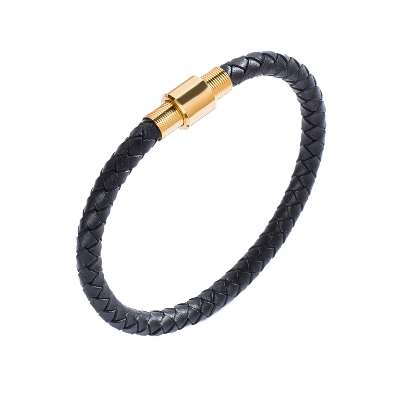 Classic Mens Bracelet Genuine Braided Leather Stainless Steel Magnetic Clasp Male Bracelets Bangles Jewelry PW729J
Classic Mens Bracelet Genuine Braided Leather Stainless Steel Magnetic Clasp Male Bracelets Bangles Jewelry PW729J