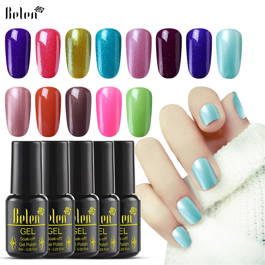 Belen UV Gel Nail Polish Semi Permanent Lacquer Nail Art Design Soak Off UV Varnish Long Lasting Pure Glitter Base Top
Belen UV Gel Nail Polish Semi Permanent Lacquer Nail Art Design Soak Off UV Varnish Long Lasting Pure Glitter Base Top