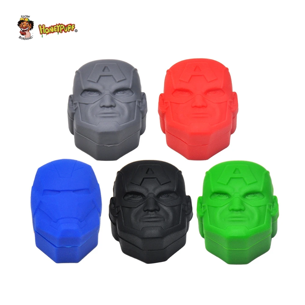 Captain America Non Stick FDA Silicone Wax Dab Oil Stash Jar 15ML Unbreakable Silicone Concentrate Container Storage Case
Captain America Non Stick FDA Silicone Wax Dab Oil Stash Jar 15ML Unbreakable Silicone Concentrate Container Storage Case