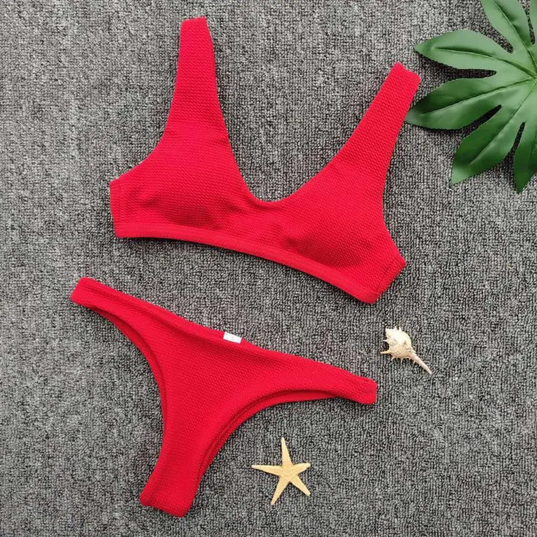 Hot 2019 New Sexy Women Bikini Set Swimwear Bandage Monokini Push Up Padded solid Swimsuit Bathing Beachwear
Hot 2019 New Sexy Women Bikini Set Swimwear Bandage Monokini Push Up Padded solid Swimsuit Bathing Beachwear