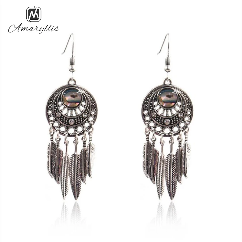 Amaiyllis Vintage Geometric Round Shell Dangle Earrings For Women New Retro Leaves Tassel Drop Earrings Fashion Jewelry Brincos
Amaiyllis Vintage Geometric Round Shell Dangle Earrings For Women New Retro Leaves Tassel Drop Earrings Fashion Jewelry Brincos