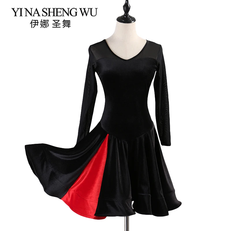 Latin Velvet Examination Clothes New Three-step Gitba Performance Competition Dress Female Latin Rumba Samba Dance Dress 2 Color
Latin Velvet Examination Clothes New Three-step Gitba Performance Competition Dress Female Latin Rumba Samba Dance Dress 2 Color