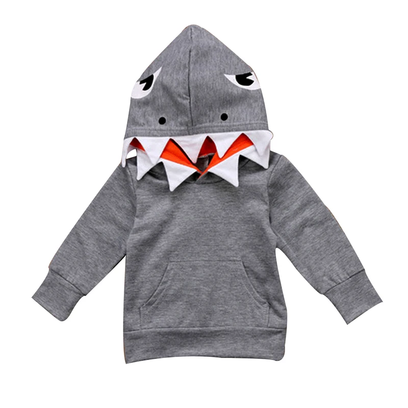 Unisex Baby Autumn Winter Shark Hooded Sweatshirt Boys Girls Hoodies with Kangaroo Pockets & Shark Fin 2019
Unisex Baby Autumn Winter Shark Hooded Sweatshirt Boys Girls Hoodies with Kangaroo Pockets & Shark Fin 2019