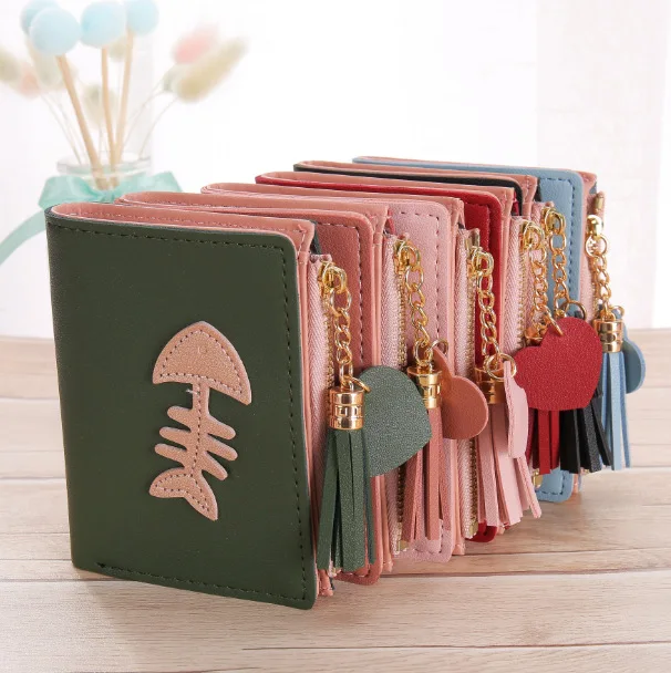 Tassels Women Wallets Lady Purses Short Girls Coin Purse Mini Bag Woman Wallet Cards ID Holder Female Fish Moneybag Clips Pocket
Tassels Women Wallets Lady Purses Short Girls Coin Purse Mini Bag Woman Wallet Cards ID Holder Female Fish Moneybag Clips Pocket