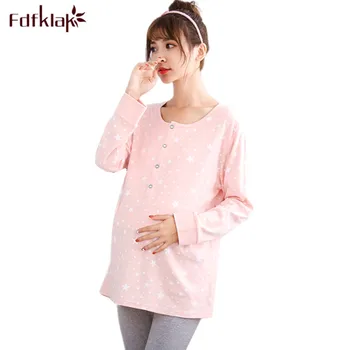 Fdfklak Cotton Pajamas Pregnant Women Long Sleeve Printing Maternity Pyjamas Breastfeeding Pajama Set Pregnancy Clothes
Fdfklak Cotton Pajamas Pregnant Women Long Sleeve Printing Maternity Pyjamas Breastfeeding Pajama Set Pregnancy Clothes