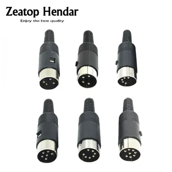 100Pcs DIN 3Pin 4Pin 5Pin 6Pin 7Pin 8Pin Male Plug Solder Connector with Plastic Handle 13mm Adapter
100Pcs DIN 3Pin 4Pin 5Pin 6Pin 7Pin 8Pin Male Plug Solder Connector with Plastic Handle 13mm Adapter